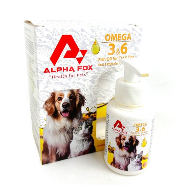 Alphafox Kedi Köpek Balık Yağı 100ml Omega-3 & Omega-6